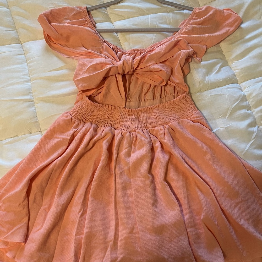 🎃🎃 ExLura Juniors pale peach Jumper NWT Size medium - Picture 2 of 3